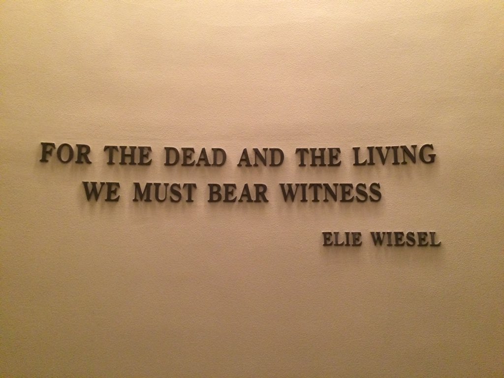 JHUSeminar's tweet photo. Museums can inspire action and create a better world. @HolocaustMuseum #NeverAgain #jhudc https://t.co/N5VC4Ugf7J