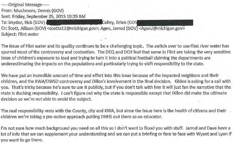 maddow's tweet photo. "I can't figure out why the state is responsible." Forgive me, but this is nuts #FlintWaterCrisis #SnyderEmails https://t.co/BASLTWsfSI