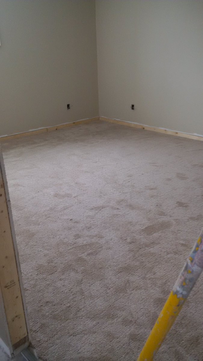 InsideOutRenos's tweet photo. Thanks @HouseRulesDS for more carpet! Basement bedrooms are cozy now. #bldgdreams #ontario #boysareworking https://t.co/SO92ABhJFL