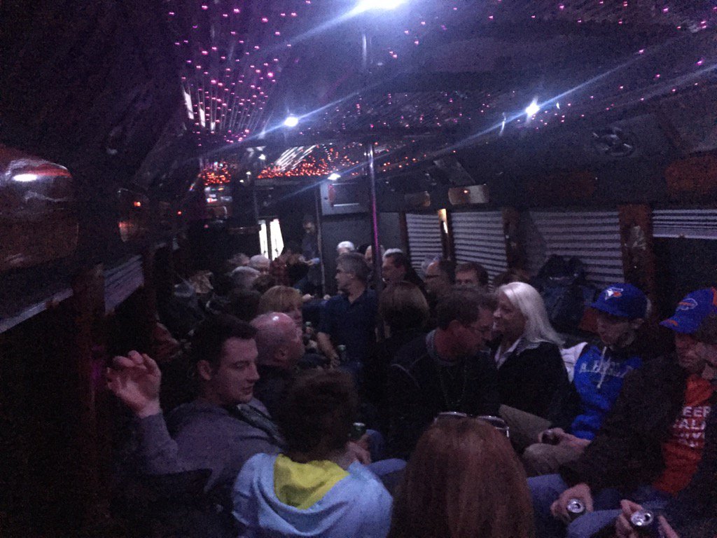 @2016OSTOH Party Bus!!! On our way to cheer on @TippinCurling and <a href="/KeanCurling/">KeanCurling</a>    #curling