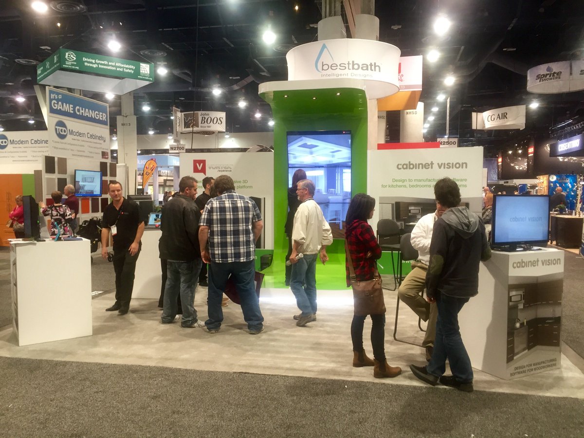 vortekxp's tweet photo. Our booth is busy at the KBIS, if you are in Las Vegas make sure to stop by booth N2577!!!! https://t.co/qtkeBCv2C4
