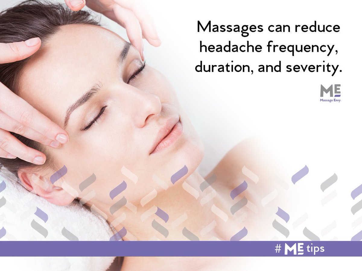 MEAmherst's tweet photo. Goodbye #headache, hello #massage! #MEtips #WednesdayWellness #BecauseME https://t.co/WygqcqpBL1