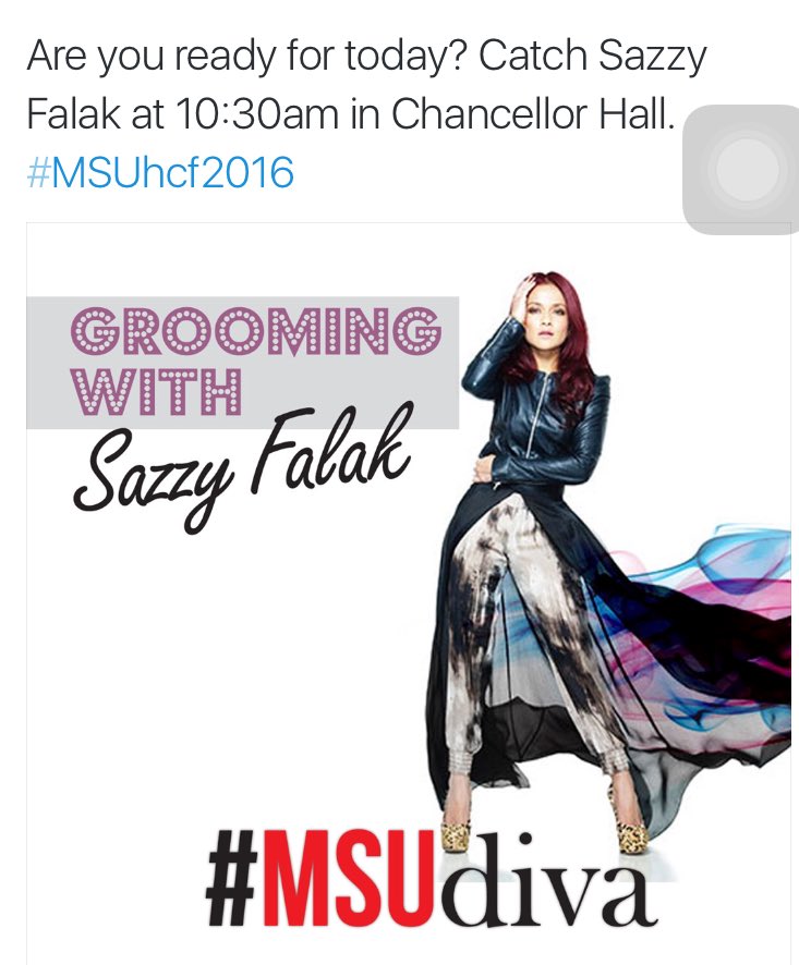 MSUmalaysia's tweet photo. Be at the Chancellor Hall at 9:30 for MSU surprise special appearance … ☺️😉😎 #MSUdiva #MSUhcf2016 https://t.co/m4qQVNcCYi