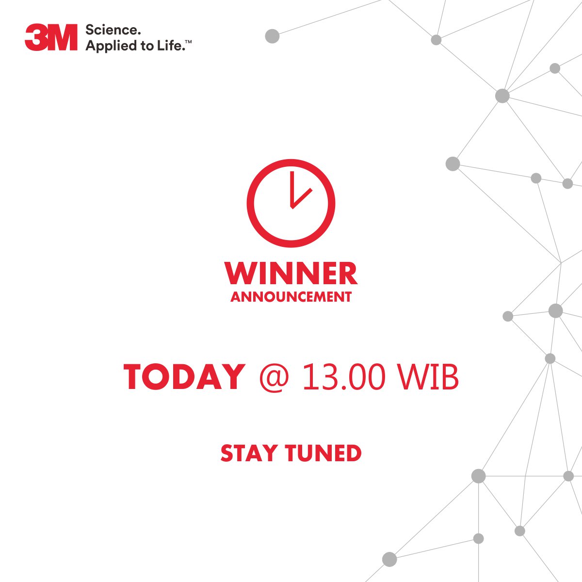 #Top10 #RupKontes #LifeWith3M akan diumumkan jam1 siang ini ya.. :)