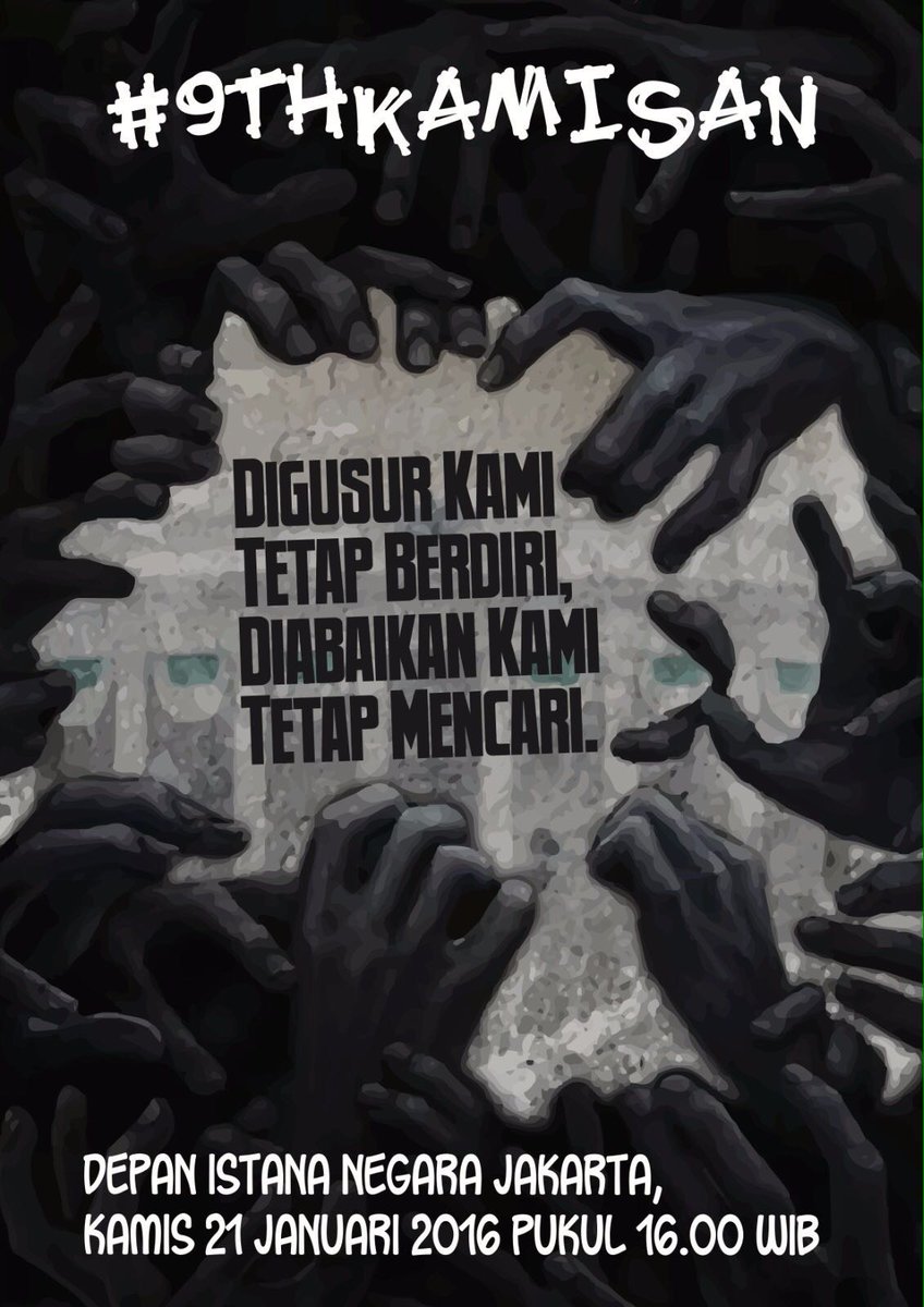 KontraS's tweet photo. 9 Tahun @AksiKamisan, dan keadilan belum kunjung jadi kenyataan. gabung ya, sore ini! https://t.co/z7ePJ2rVBC