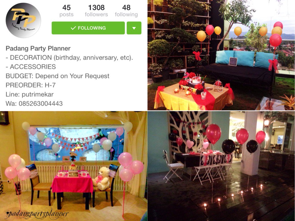 ayeghassani's tweet photo. #Partyplannerpadang #pdgpartyplanner #padangpartyplanner #party #birthdaydecoration https://t.co/UGlX646sDM