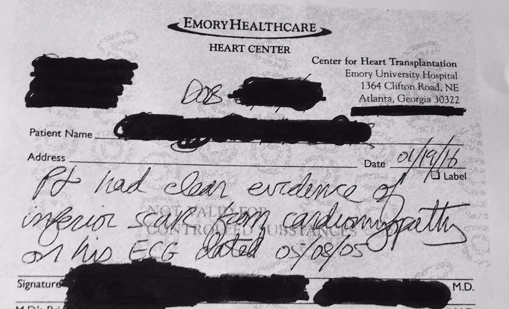 MumThrasher's tweet image. RT: @VAVetBenefits #deniedbenefits 2005 ECG #DeniedAgain 2015 after #AICD #cardiomyopathy @JenniferDunn489 @TxAv8r