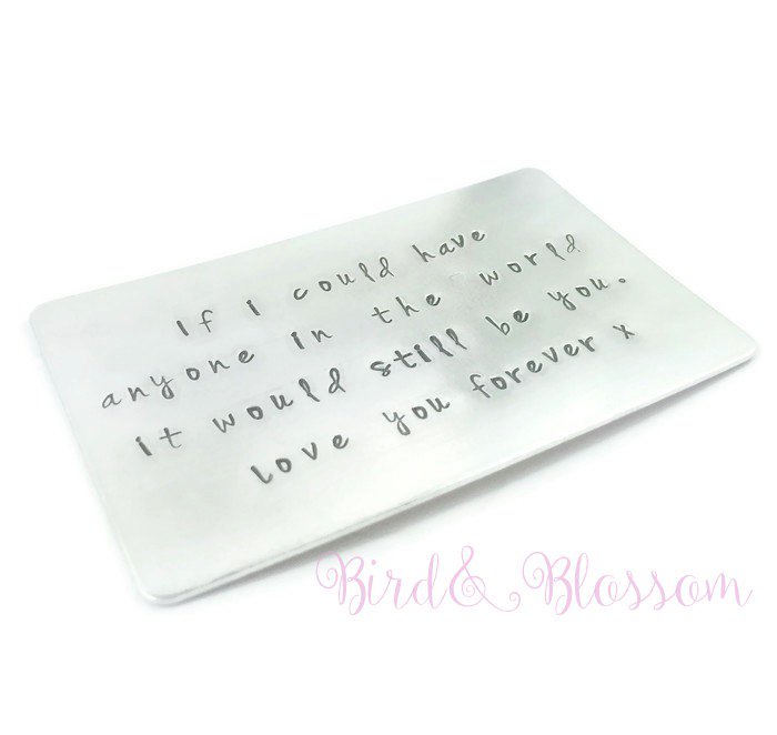 BirdBlossom's tweet photo. ยฃ10 #handstamped #walletinsert #valentinesday #giftforhim #giftfor her
https://t.co/uB093CjDg7 https://t.co/vx5PF877ix