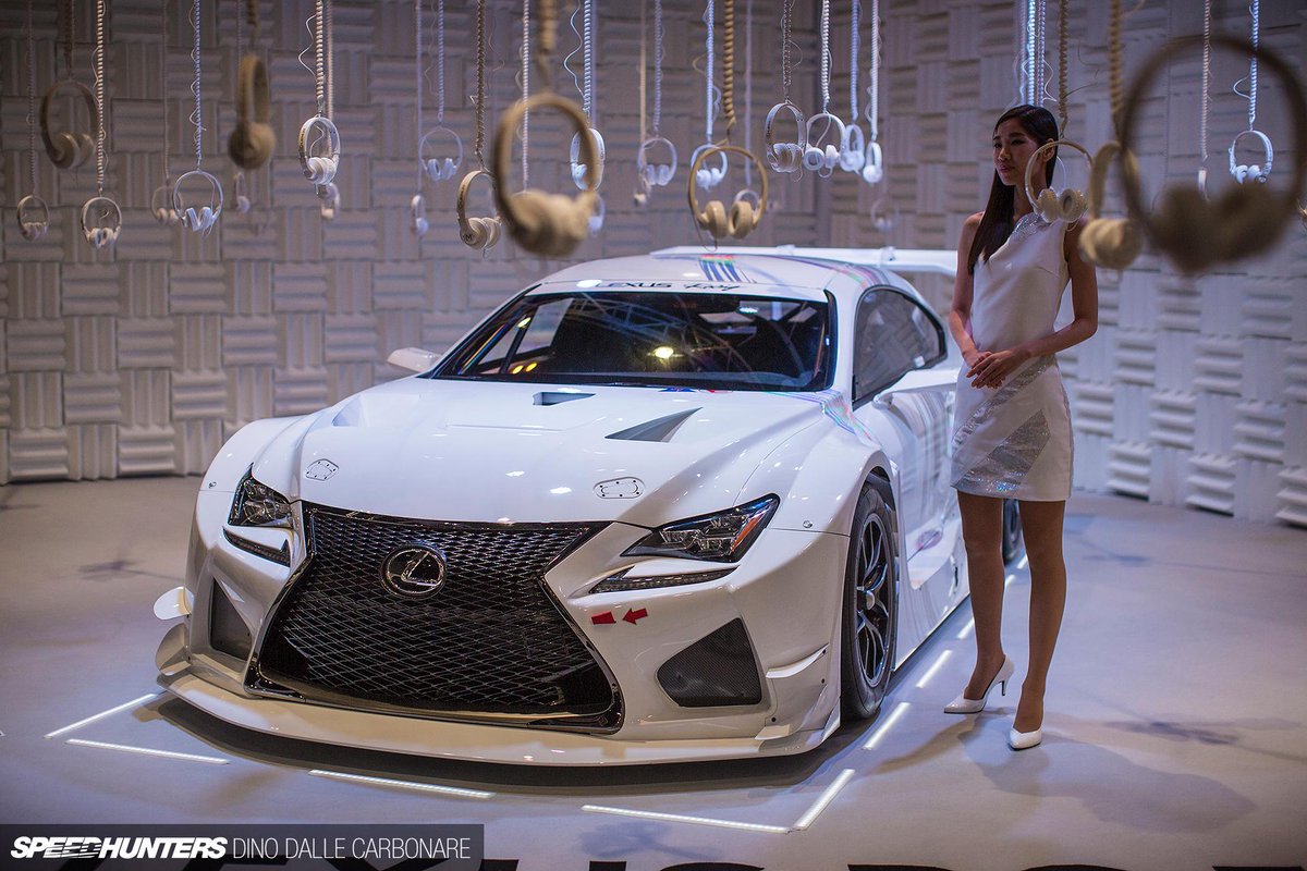 Lexus's tweet photo. The sights and sounds of the #LexusRCF Super GT display at the #TokyoAutoSalon courtesy of @Speedhunters. https://t.co/o6xVSjUtPG