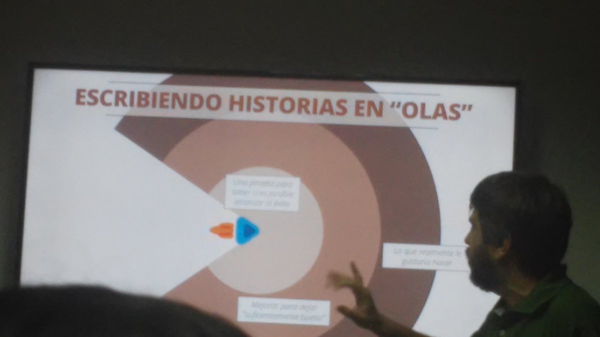 vrokida's tweet image. #3IDEAS @protolous, lo más importante es el feedback temprano y tener historias peques