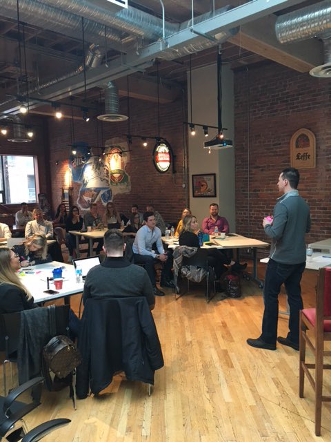 JOEYCareers's tweet photo. The up and coming leaders in #Vancouver are taking part in the Art of Conversations seminar today. #JOEYEd https://t.co/ILfu5752Xl