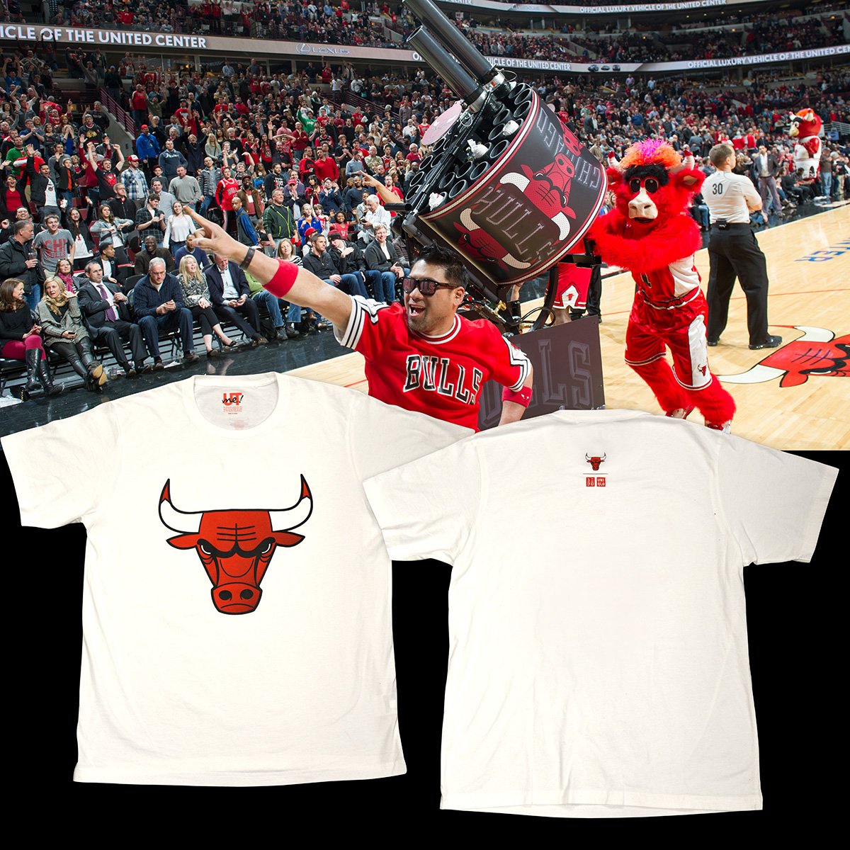 Chicago Bulls on X: Not here at the stadium for the @UniqloUSA t
