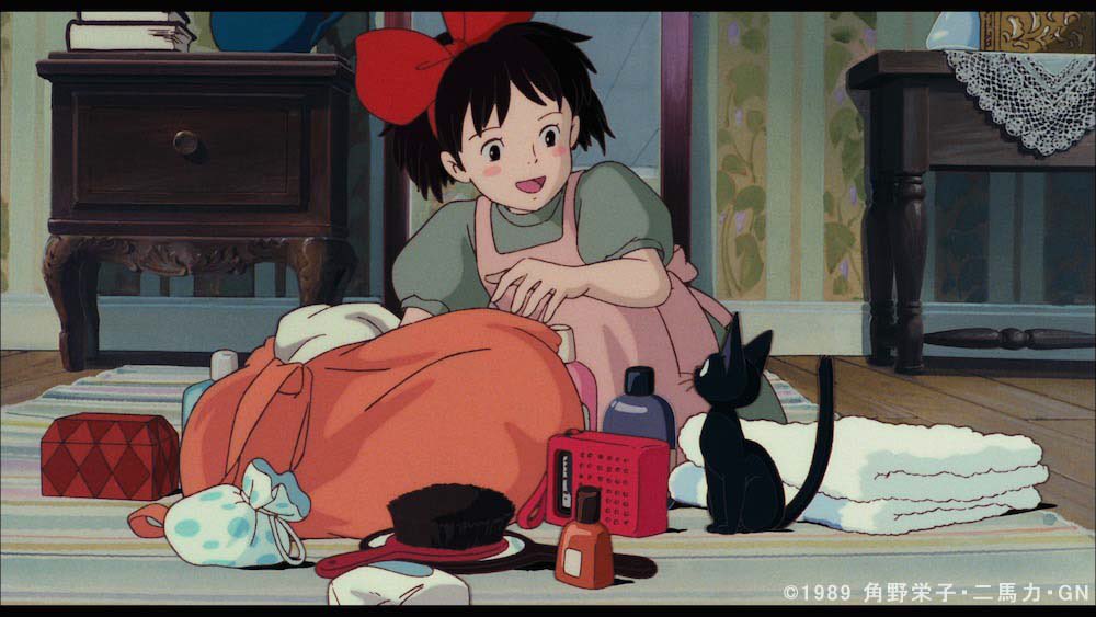 東京はいいお天気ですー☀️ こんな日は「魔女の宅急便」のキキさんの