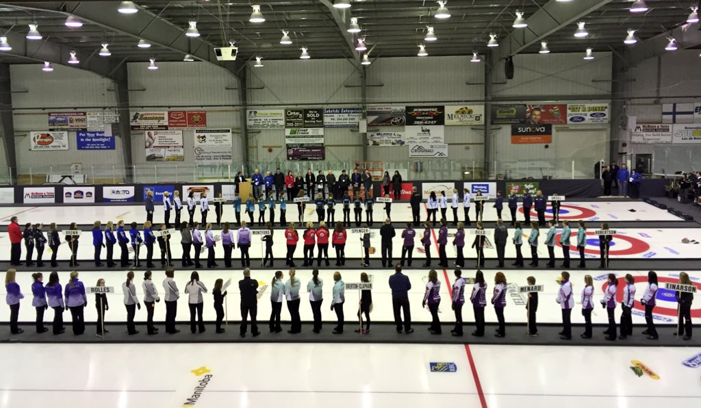 liewicks's tweet photo. MB Scotties opening ceremonies https://t.co/e9NDJtHSWK