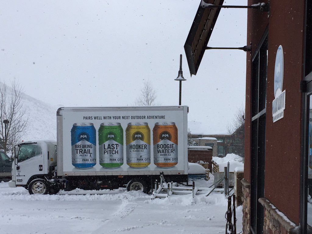 Stopped by @ParkCityBrewery today! Gotta love that Boogie Water.