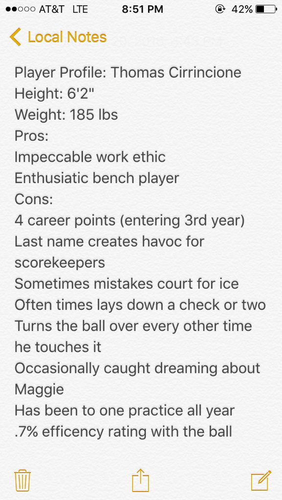 StCletusGold's tweet photo. Player Profile: @Cirrincione24 https://t.co/uBPsS5YXmG