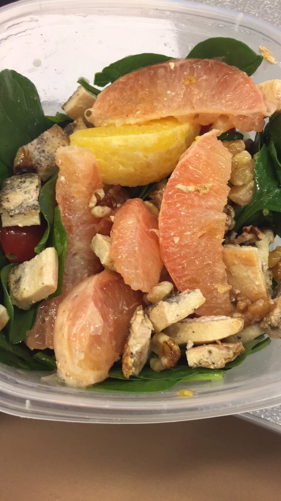 krisash_tiu's tweet photo. Great day for #toneitupchallenge! Kettle booty and coconut core &amp; booty done! Yummy chicken &amp; citrus summer salad https://t.co/FaqhX6S3R3