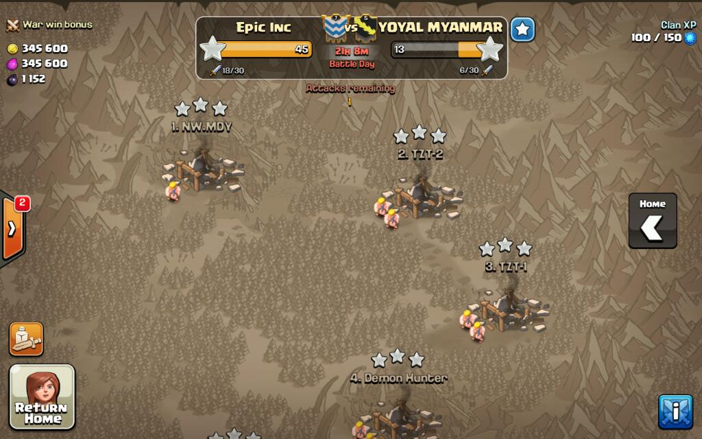RetrohUSA's tweet photo. @OneHiveRaids Can we get a rt for a perfect war under 4 hours in war? We are a 100% FP clan https://t.co/OB5OAF6Qvf