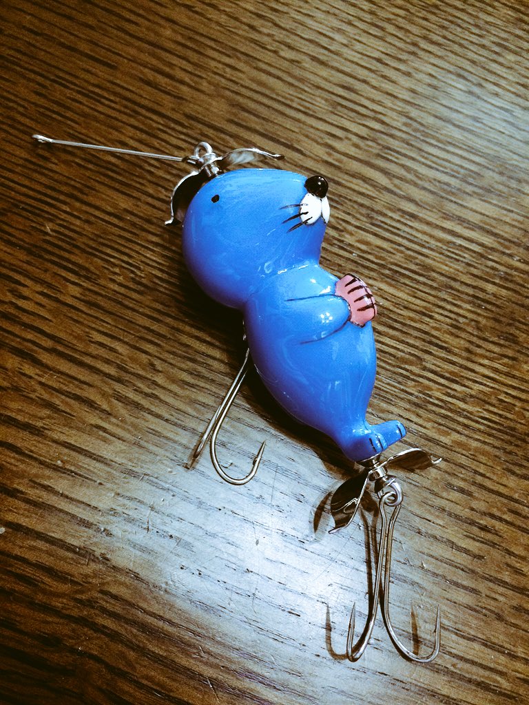 namazzzy's tweet photo. 最終コーティングを終わらせ無事完成しました。
ダブルフックがやっぱかっこいいなぁ、、
#DDfactory
#ぼのぼの https://t.co/xnhh7BDAZd