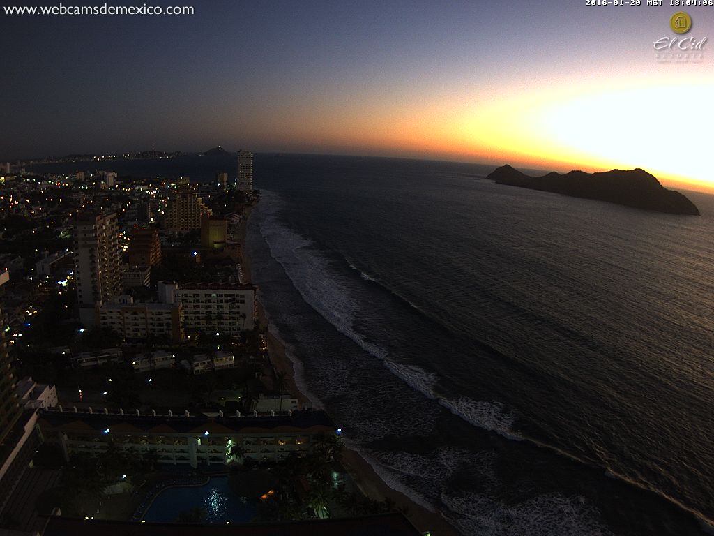 webcamsdemexico's tweet photo. #Mazatlán #Sinaloa hoy al atardecer: https://t.co/BW8SL3g41P