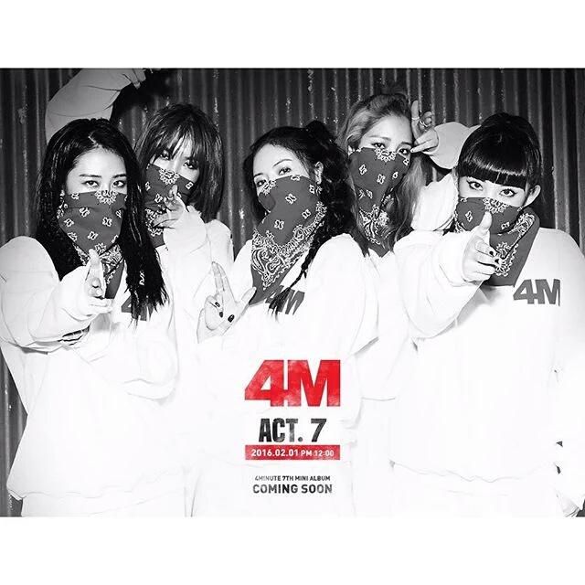 4minute comeback yeayy😀akhirnya udh ga vakum lagi😗
