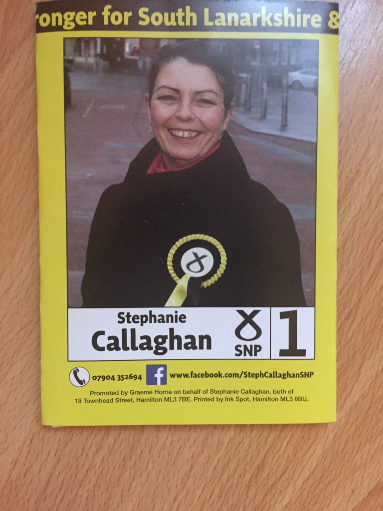 MargaretFerrier's tweet photo. Polls are open 7am-10pm today for #HamiltonNorth&amp;East council by-election #voteCallaghan @hamilton_snp https://t.co/gx5MohnZMW