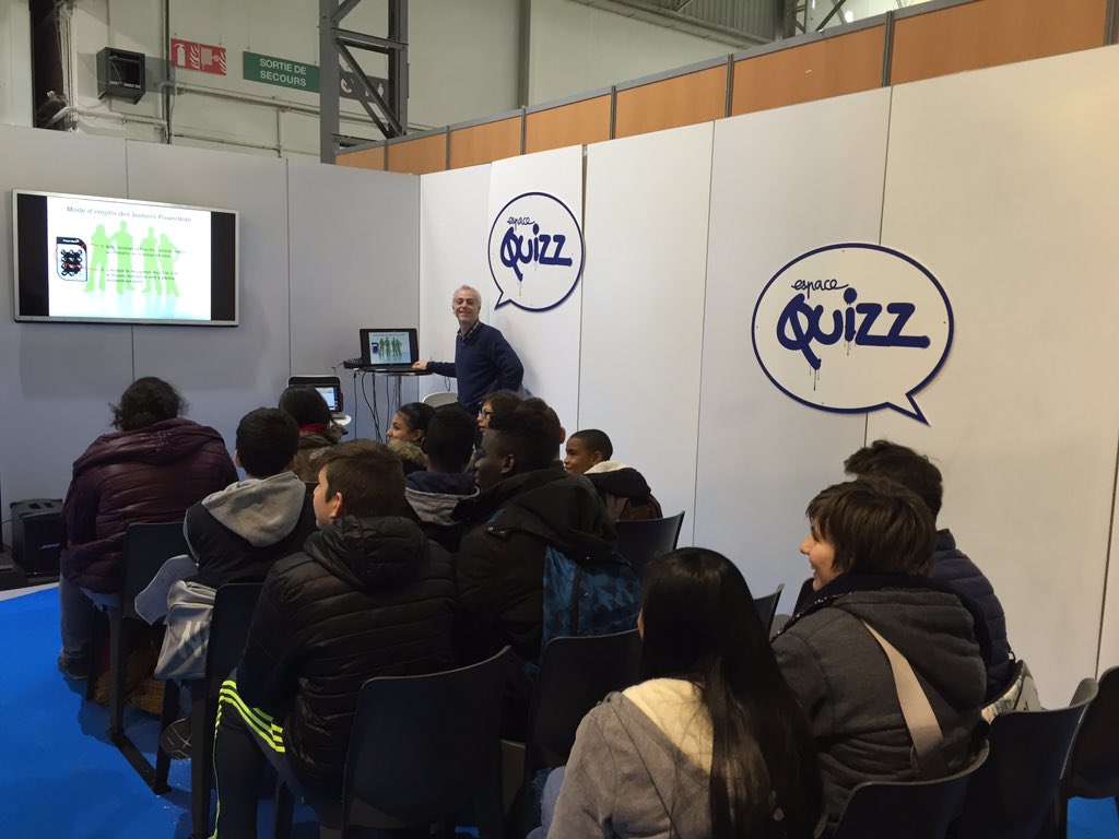 Metierama13's tweet photo. Le premier quizz eco commence sur le stand #Entreprendre! Venez participer aux prochains! https://t.co/1XR4HUh1I6