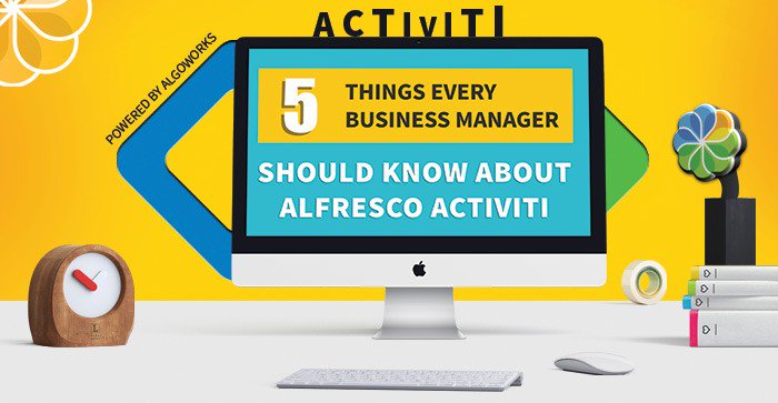 algoworks's tweet image. 5 Reasons Why Business Managers are Loving #Alfresco #Activiti bit.ly/1Fih9ar #BPMautomation #ECM