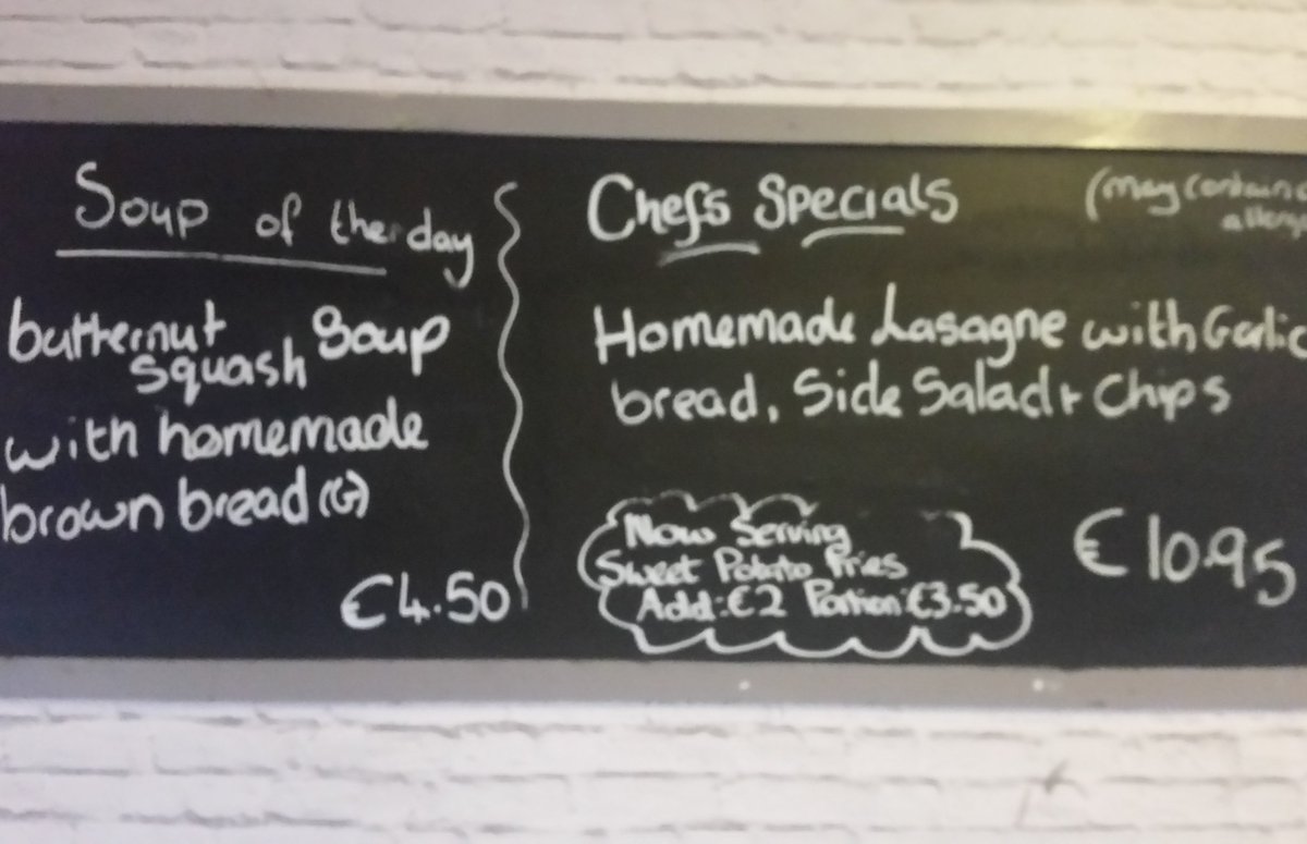 Today's specials 
#specials #lunch #kilcock
