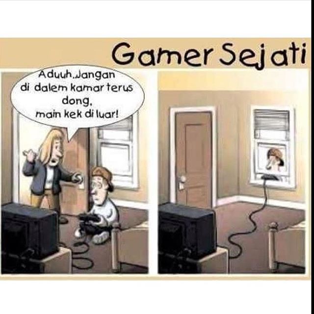 Gamer sejati pandai mencari celah 👍