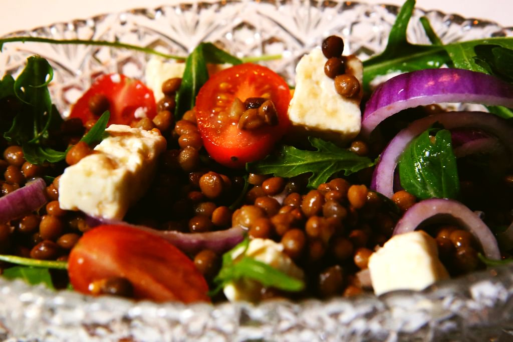 Mijn #recept van #linzen met #feta en #rucola: goo.gl/KZ1GvJ