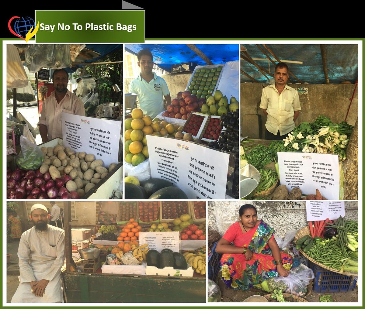 lovethyworld_'s tweet photo. Local vegetable and fruit vendors supporting us in our cause!

#waragainstplastic @RiseAbovePlstcs @lovethyworld_ https://t.co/Zkjx1CeMcU