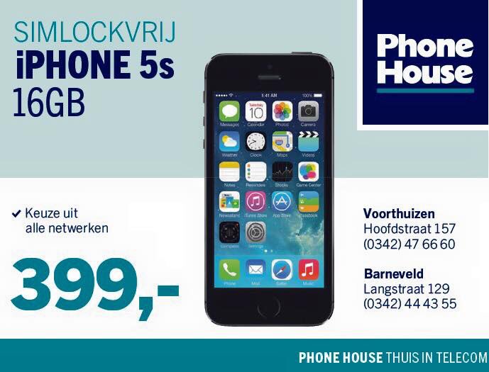 De goedkoopste van Nederland! Grey of silver. #phonehouse #barneveld #apple #iphone #iphone5s