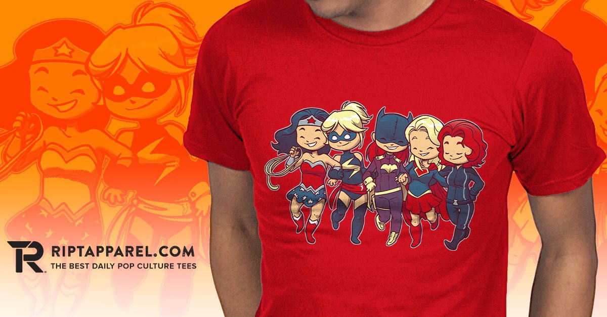 riptapparel's tweet photo. Guess we missed the invite to hangout with these Super BFFs. Buy this tee by Dooomcat here: https://t.co/1DMIltAwVG https://t.co/6Mly7Mqo64
