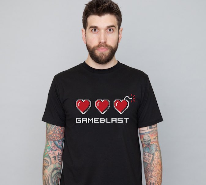 InsertCoinTees's tweet photo. MAKE A DIFFERENCE! All profit from our new GameBlast tee helps support @specialeffect... https://t.co/lPKYXGjKHl https://t.co/dx71Aq1Uag