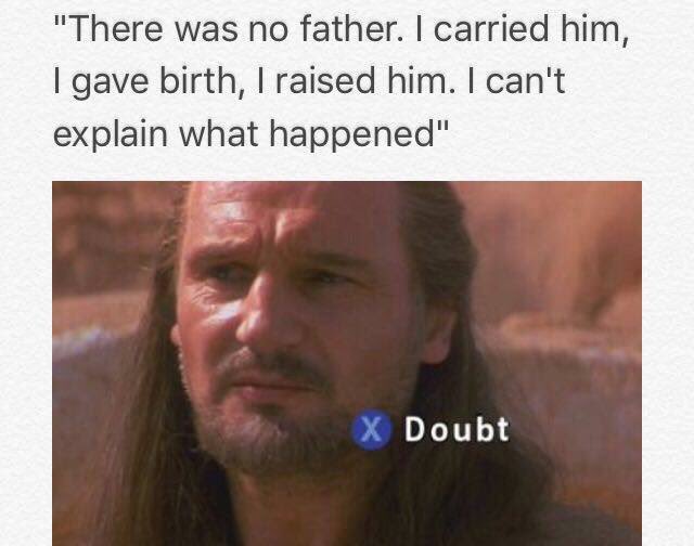 Look at him doubting everyone