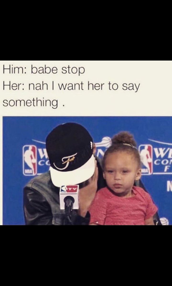 JohncyMatheson's tweet photo. This is why I Love the #Currys so much!!! #ModelFam @StephenCurry30 #RileyCurry https://t.co/5iXhuhKKvj