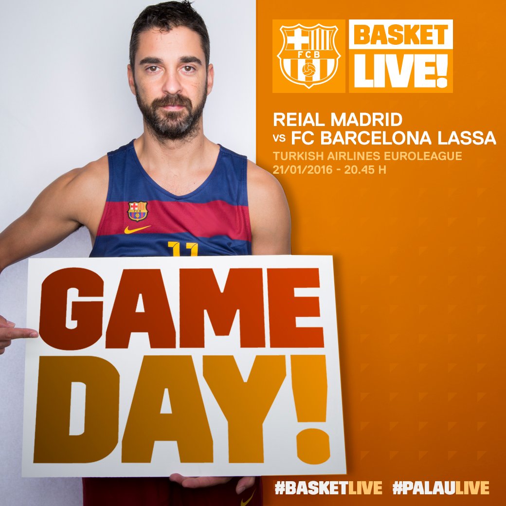 FCBbasket's tweet photo. Avui juguem! / Hoy jugamos! / Game Day! #fcblive #basketlive #fcblassa https://t.co/9vHUIdmAUM