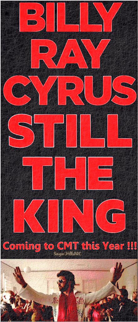 SinginHillsBRC's tweet photo. Don´t forget to see Billy Ray at #StillTheKing this Year! @billyraycyrus 💙💙💙
#ISupportBillyRay https://t.co/EUCe4BLgZa