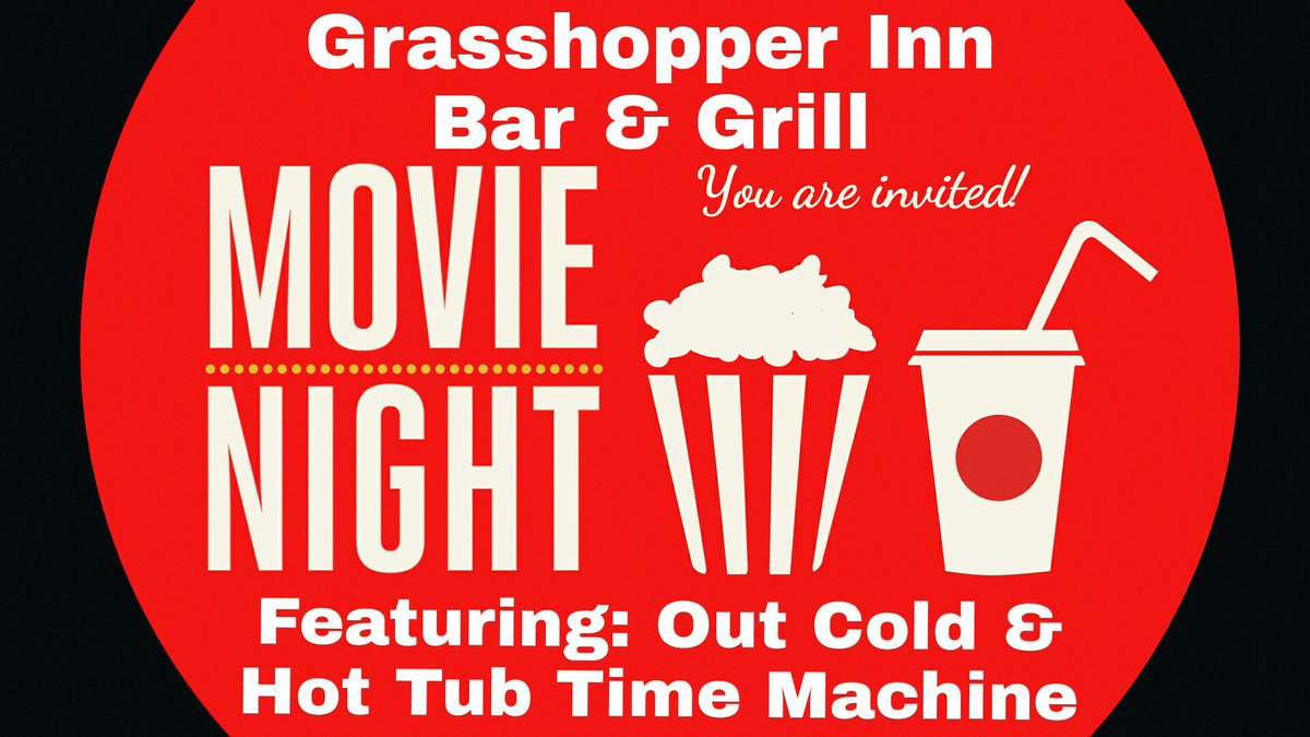InnGrasshopper's tweet photo. Movie Night! January 27th at 6pm. Free popcorn and fun! Feel free to bring your own blanket and pillows. #ghoppin https://t.co/yA8b3fQi8h