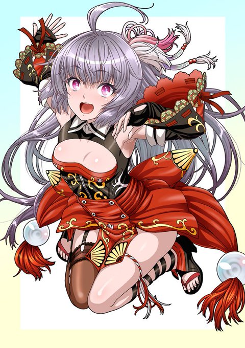 白猫アジルスに白猫タージの服を着せてみました画像です。元キャラのデザインが素晴らしいですのでまた違った形で作品に登場してほしいです! 