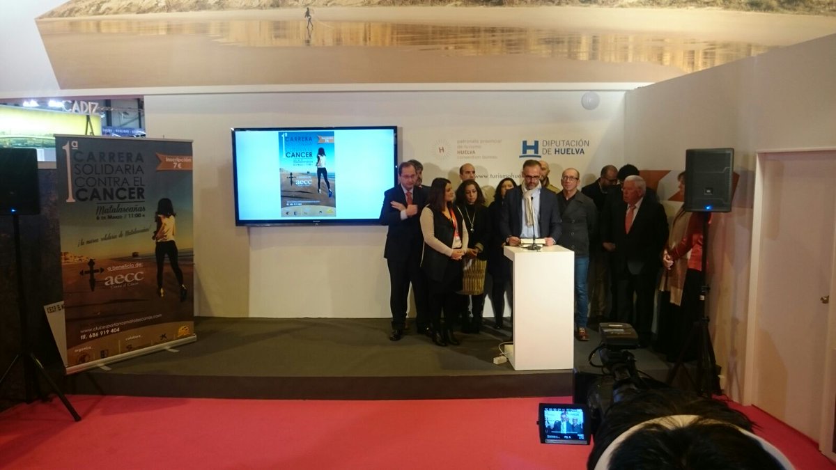 Espartanos en <a href="/fitur_madrid/">FITUR</a> presentando Carrera Solidaria contra el Cáncer de #Matalascañas clubespartanosmatalascanas.com/noticias/inscr…