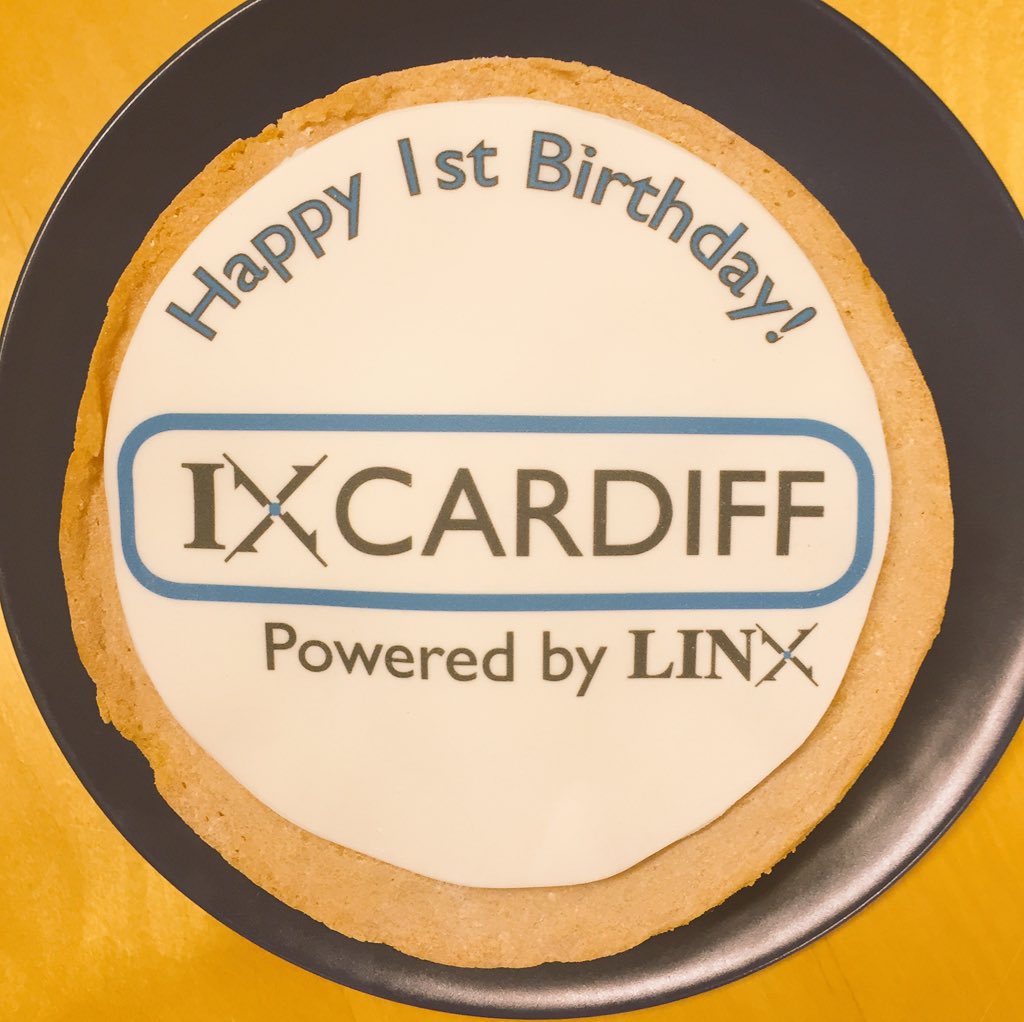 AspireCardiff's tweet photo. Happy birthday, #IXCardiff! The cake went down very nicely here, if a little quickly! @LINX_Network #LINX #Birthday https://t.co/kHUvWzNHo5