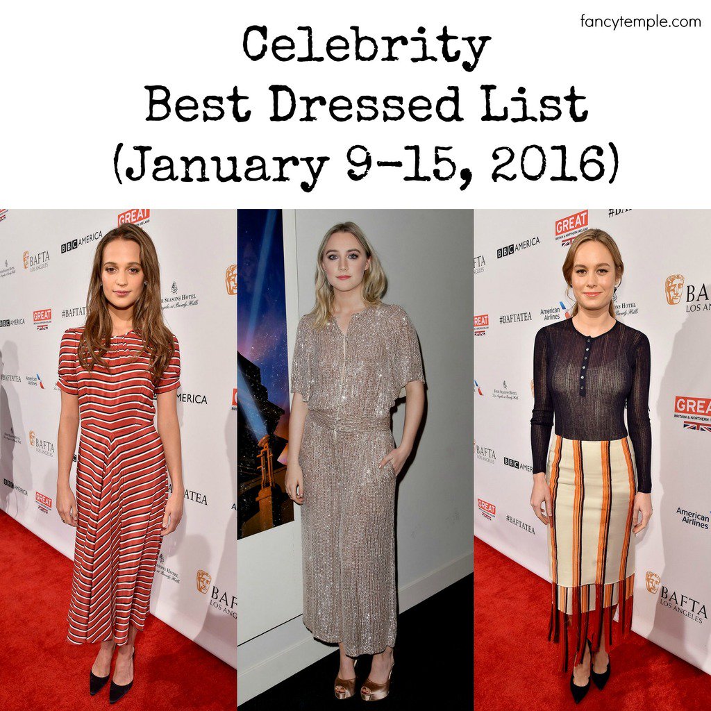 Celebrity Best Dressed List (January 9-15, 2016) ift.tt/1M6oLoy ift.tt/1RVeyOs

Celebrity Best …