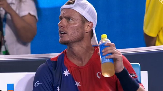 7Sport's tweet photo. WATCH: Lleyton Hewitt bows out of #AusOpen with almighty spray at umpires. https://t.co/mKY2ZUgc9C #HewBeauty https://t.co/8WGe4Bl1fy