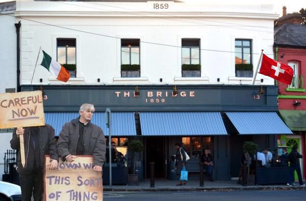 TheBridge1859's tweet photo. It's official, no alcohol serving on Good Friday.
#IRLvsSWI #AreWeOkToServeMeat
#DownWithThisSortofThing #AboutTime https://t.co/WuVriVr4Oa
