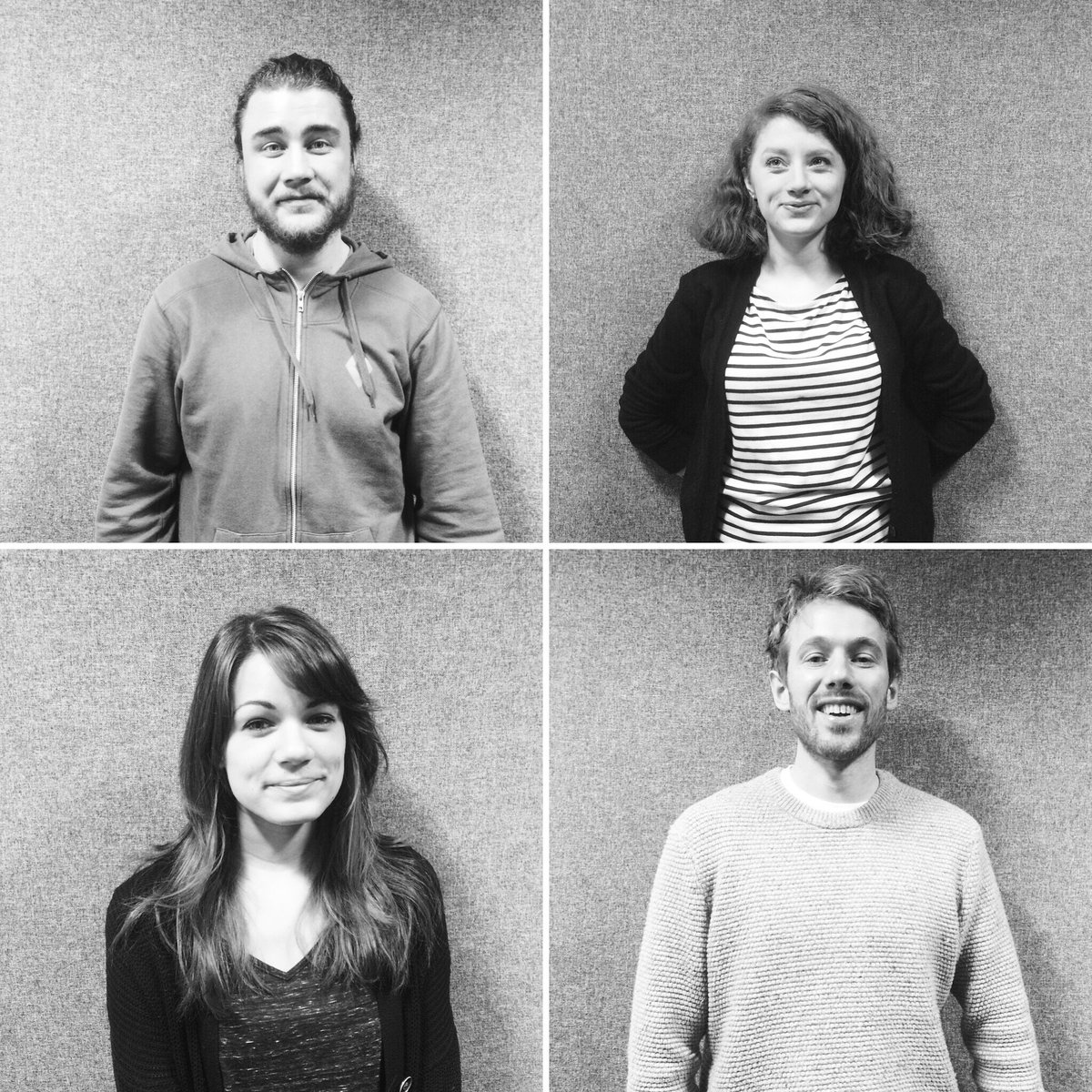 NatrlSelectBrew's tweet photo. Hello from the 2016 NSB team! *CW from top left: Euan, Dulcie, Jonny, &amp; Tanya. More updates &amp; delicious brews soon! https://t.co/TURt5ZgYQ0
