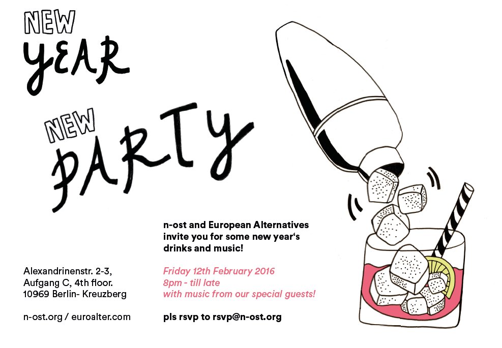 Inviting you to our office party in Berlin on Feb 12!