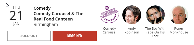 ComedyCarousel's tweet photo. TONIGHT! SOLD OUT! Always a good sign :-) https://t.co/H5xcVB4AmZ