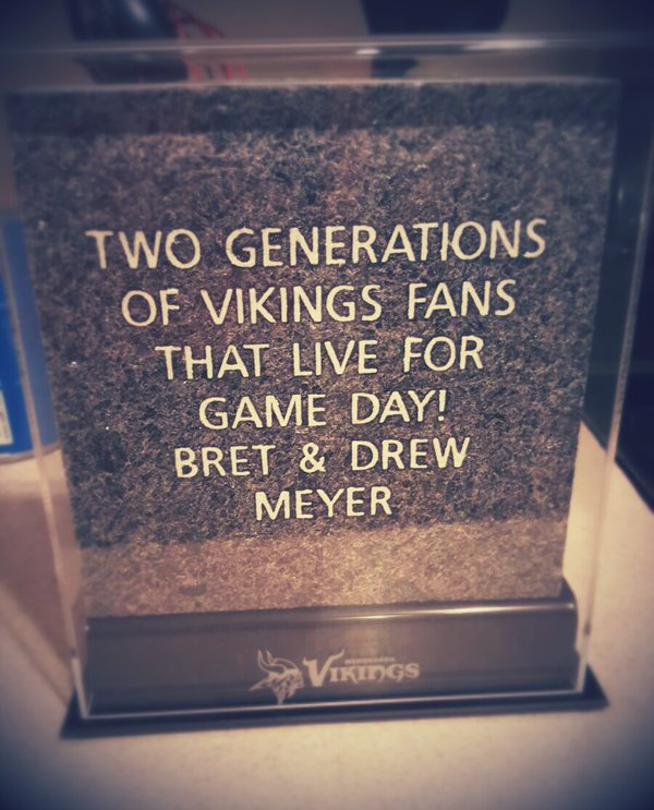 Frenchie_Carter's tweet photo. Hey - where's MY brick??! C'mon MAN!! #Vikings #Skol #USBankStadium https://t.co/RYJ8Us3jsG